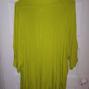 Size 26/28 lane bryant 3/4 rusched sleeve coverup